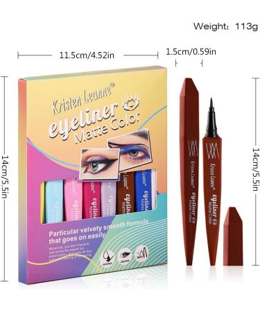 Colorful Eyeliner Set | Colorful Eye Liner | Long Lasting 8 Colors Eye Liner for Ladies Teens Girls. Halloween Spring and Festival Makeup Frifer - Buy Online on GoSupps.com