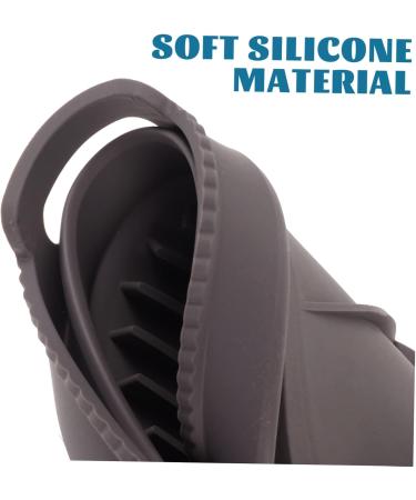 Zerodeko 1 Set Baking Pans Roasting Pan Toaster Oven Pans Silicone Insert for Air Fryer Liner Plug-in Round Light Grey 21.5X21.5cm - Buy Online on GoSupps.com