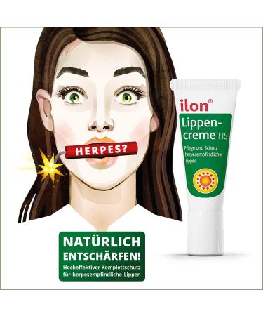 Buy Ilon Lip Cream HS Savings Set - 2x3ml | Antiviral Protection for Lip Herpes | Daily Care with Microalgae Spiralin  - Buy Online on GoSupps.com