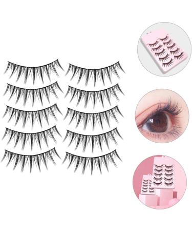 Ipetboom 30 Pairs Fake Eyelashes Lash Extension Natural Eyelashes Japanese Lashes Soft Light Reusable Black Eyelashes Eye Lashes Artificial Eyelashes False Lashes Fake Lashes Set Fiber Prom - Buy Online on GoSupps.com