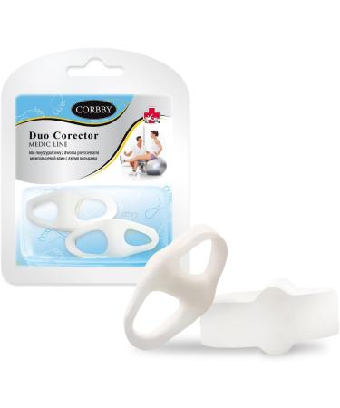 FabaCare Corbby Toe Separator & Hallux Valgus Corrector - Gel Toe Spreader & Wedge for Pain Relief | Shop Internationally - Buy Online on GoSupps.com