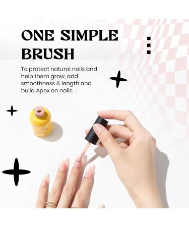 60ml Gel Nail Kit - Neutral Skin Tone Apex Builder Base & Top Coat Set | UV LED Cured Self-Leveling & Soak Off | International Shipping - Buy Online on GoSupps.com