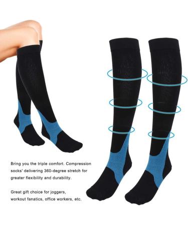 Keenso Compression Stockings for Men - 20-30 mmHg Knee-High Support for High Calves - Dark Green - Buy Online on GoSupps.com