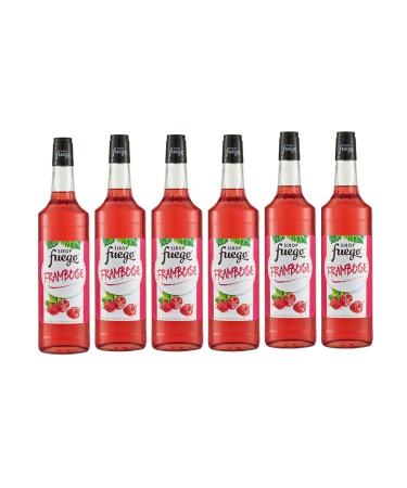 Fuego Raspberry Syrup - 6 x 1 L