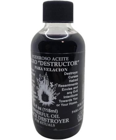 Black Destroyer Oil/Negro Destructor ACEITE 4 OZ.(118ML)-Spiritual Oil for Magick and Rituals - Buy Online on GoSupps.com