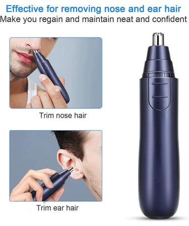 Professional Electric Nose Hair Trimmer for Men | Painless Ear & Facial Hair Removal - Buy Online on GoSupps.com