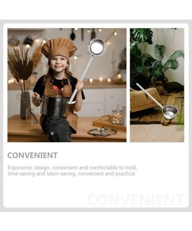 Water Ladle Long Handle Stainless Steel Soup Spoon Water Dipper Shampoo Ladle Cup Serving Ladle for Kitchen Bathroom Garden - Buy Online on GoSupps.com