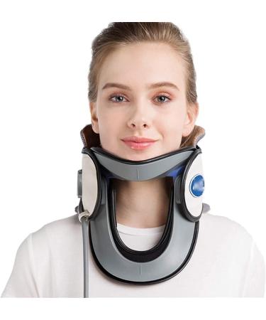 Neck Brace Collar Neck Brace for Posture| Cervical Traction Device|Cervical Pain and Pressure for Office Workers Students (Color : White Size : 20cm) 20cm White