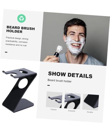 Buy Minkissy Men's Bearing Brush Holder for Razors & Shaving Brushes | Durable Acrylic Stand for Grooming Accessories - Buy Online on GoSupps.com
