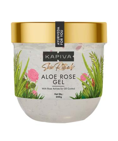 Skin Rituals Aloe Rose Gel 200 gms | After-sun Soothing Gel | For Sunburn Relief & Hydration | Clinically Tested Rose Actives| Ayurvedic Tan Minimiser