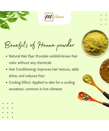 100% Natural Henna Powder | Pure Lawsonia Inermis 0.50 LBS 227 GMS For Hair Dye and Color | No Gluten | No Parabens | No Fillers | No Sulfates | No PPD or Any Chemicals for Healthy Hair Care - Buy Online on GoSupps.com