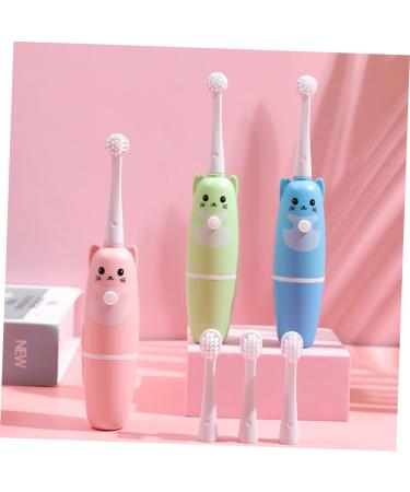 Buy FRCOLOR 3 Pcs Electric Toothbrush Set for Kids & Babies - Pink Travel Care Brushes | International Shipping Available - Buy Online on GoSupps.com