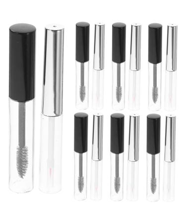 Healvian 4 Sets Mascara Tube Mascara Clear Eyelash Mascara Clear Lash Empty Mascara Bottle Refillable Plastic
