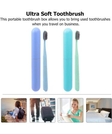 Minkissy 6-Piece Travel Toothbrush Set - Super Soft Toothbrushes for Gum Care & Tooth Cleaning - Ideal Household Gift for Travel - Buy Online on GoSupps.com