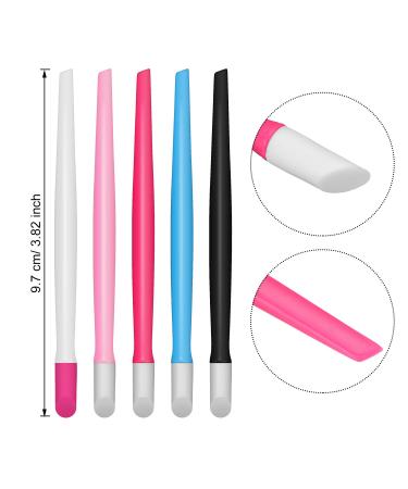 50-Piece Rubber Nail Cuticle Pusher & Nail Cleaner Set - Mixed Colors for Men and Women - Perfect for Christmas & Valentine's Day Gifts - Buy Online on GoSupps.com