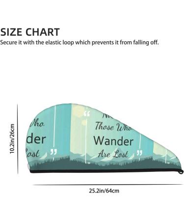 Buy Hair Towel Wrap - Fast Drying Turban with Button | Quick Hair Drying Solution - Buy Online on GoSupps.com