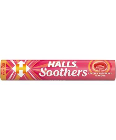 Halls Soothers Peach And Raspberry 45 g Pack of 20 - Buy Online on GoSupps.com
