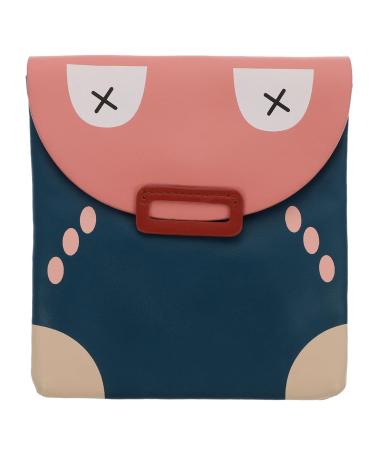 Healifty Sanitary Napkin Storage Bag Portable Menstrual Pad Bag Tampons Collect Pouch Zipper Nursing Pad Holder Sanitary Organizer Purse for Women and Girls Pink