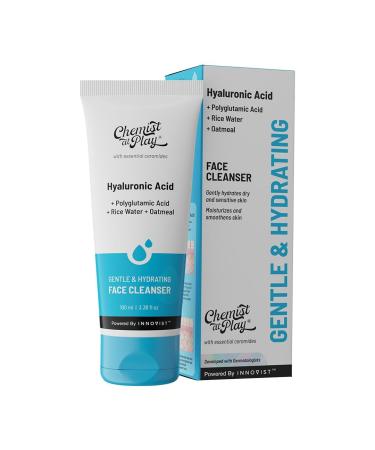 C.hemis t Play Gentle & Hydrating Face Cleanser | Hydrating Dry Skin Enriched with Vitamin E Rice Water & Oatmeal | Removes Oil & Dirt | 100ml - For All Skin Types - Buy Online on GoSupps.com