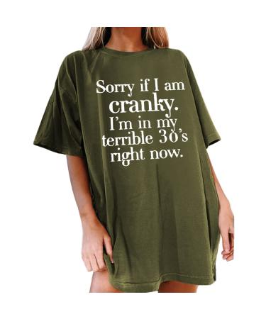 Plus Size Graphic Tees for Women, Women's Round Neck Oversized Tshirts Casual Junior Tops Boyfriend Graphic Tees A-01-2-ag Small