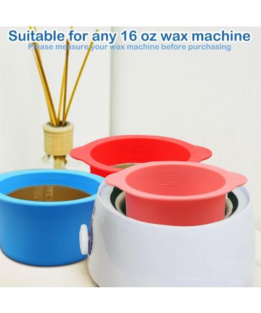 3-Piece Silicone Wax Heating Set with Wax Sticks - Non-Stick Melting Inserts for Hair Removal - Buy Online on GoSupps.com
