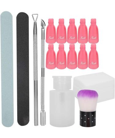 Nail Gel Removal Set Nail Polish Gel Remover Tools Kit Nail Polish Gel Remover Tools Kit with Nail Clips Gel Clip Remover Gel Clip Remover Nail Polish Remover Kit Nail Clip Caps Nail File - Buy Online on GoSupps.com