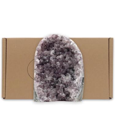 LAMARE Amethyst Druse from Uruguay - 1.9 kg Unique Amethyst Geode Gemstone for International Shipping - Buy Online on GoSupps.com