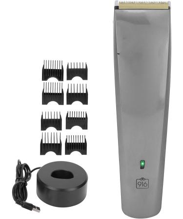 Electric Hair Clippers Hair Grooming Clipper Comfortable Grip Low Noise Strong Power for Home Use for Barber Shop for Men (Knight Silver) - Buy Online on GoSupps.com