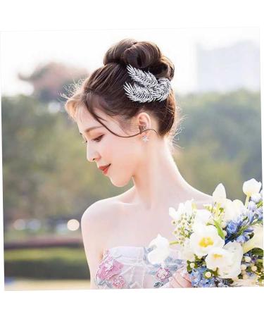 Didiseaon Bridesmaid Hair Comb Jeweled Hair Combs Rhinestone Headpiece Wedding Hair Comb Photography Props Silver Headpiece Tiara Hair Accessories Rhinestones Hair up - Buy Online on GoSupps.com
