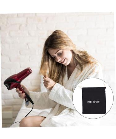 HAPINARY 12 Pcs Hair Dryer Storage Bag Travel Organizer Pouch Drawstring Storage Bag Hair Bag Fabric Black - Buy Online on GoSupps.com