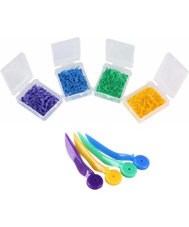 Buy Windplusya Dental Plastic Wedges - Colorful Disposable Fixation Wedge with Hole | 4 Boxes - International Shipping Available - Buy Online on GoSupps.com