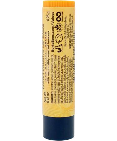 Burt's Bees Moisturizing Lip Balm Vanilla Bean 0.15 Ounce Vanilla Bean 0.15 Ounce (Pack of 1) - Buy Online on GoSupps.com