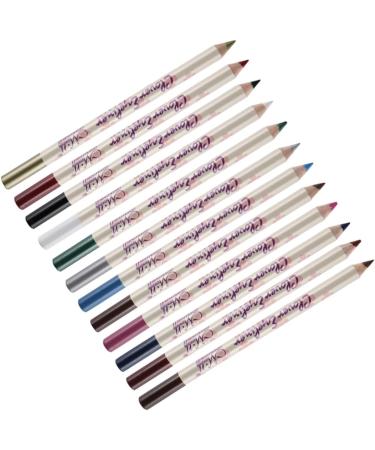 Healvian 36 Pcs Eye Shadow Pen Eyeliner Pencils Green Eyeliner Pencils Brown Pencil Eyeshadow Eyebrow Pencil 1 count (Pack of 1) As Shownx3pcs - Buy Online on GoSupps.com