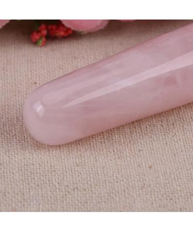 YUECOOM 100mm Natural Quartz Crystal Massage Tab Facial & Body Care Massage Device | Spa Tool for Muscle Nodes (Pink) - Buy Online on GoSupps.com