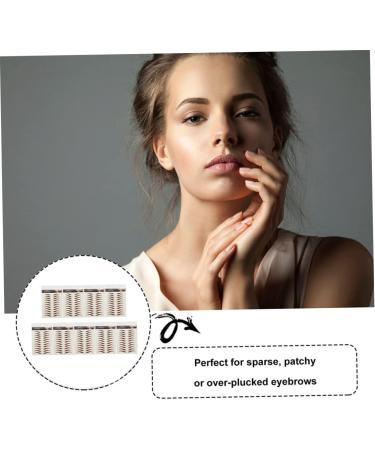 FRCOLOR 54 Sheets Waterproof Eyebrow Stickers Waterproof Stickers Artificial Eyebrow Tools 4d Make up Gel - Buy Online on GoSupps.com
