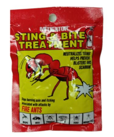 Mitigator Sting & Bite Scrub Treatment Skin Protectant - 1/2 Ounce Packets (Pack of 12)