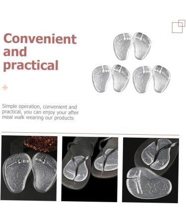 12 Pairs Forefoot Slipper Pad Toe Protectors - Gel Insoles for Sandals Anti-Slip Forefoot Pads Painless Heel Grip Liner Insoles - Buy Online on GoSupps.com