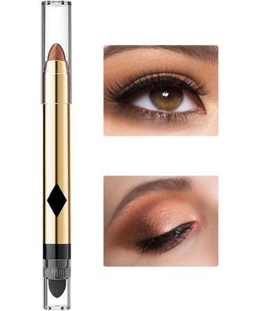 Eyeshadow Stick | Double-Ended Pearlescent Cream Eye Shadow Pencil - Highlighter Makeup Stick Eye Shadow Stick Fine Eyeliner Frifer 03# - Buy Online on GoSupps.com