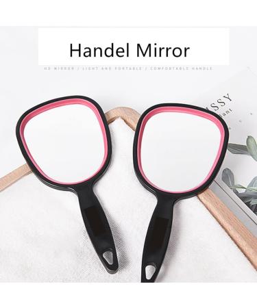 Portable Black Handheld Mirror with Handle - Mpowtech Travel Mirror for Kids & Makeup - Lightweight and Easy to Use - 6.1 L x 2.95 W - Buy Online on GoSupps.com