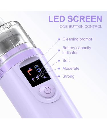 Joyhicare Baby Nasal Aspirator - Electric Nose Sucker with 3 Suction Levels | USB Rechargeable Baby Nasal Aspirator for Newborns & Toddlers - Purple - Buy Online on GoSupps.com