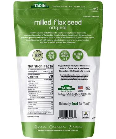 Tadin Linaza - Flax Seed Powder 15oz (1 Pack) - Buy Online on GoSupps.com