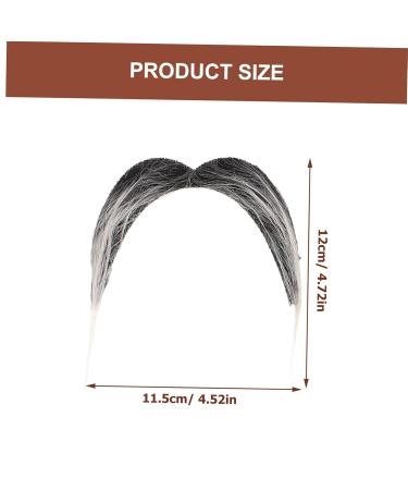 LIFKOME Realistic Beard for Adult Fake Mustache and Beard Fake Beards Costume Adhesive Mustaches False Beard Halloween Fake Beards False Facial Hair Simulated Mustache Lifelike Beard Cloth 12x11cm As Shown - Buy Online on GoSupps.com