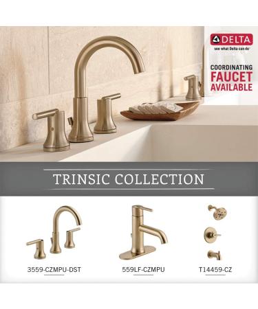 Delta Faucet 75950-CZ Trinsic Toilet Paper Holder  3.31 x 7.00 x 3.31 Inches  Champagne Bronze Toilet Paper Holder Champagne Bronze - Buy Online on GoSupps.com