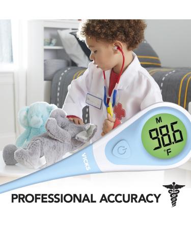 Vicks ComfortFlex Digital Thermometer - Fast & Accurate 8-Second Readings for Oral Rectal & Underarm Use - Buy Internationally - Buy Online on GoSupps.com
