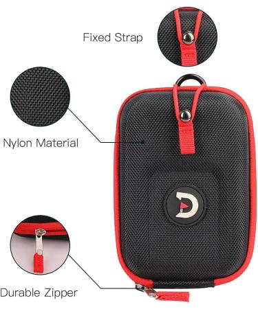 ACHIX Golf Rangefinder Hard Shell Case - Compatible with Bushnell/Callaway/Tectectec - Universal Laser Range Finder Carry Bag with Carabiner Belt Clip - Black - Buy Online on GoSupps.com