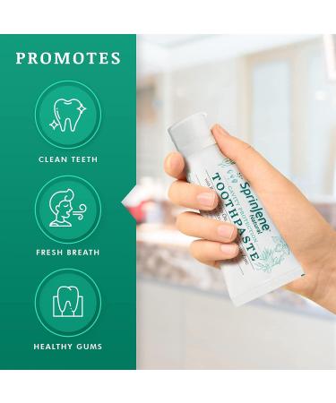Buy SprinJene Natural SLS Free Toothpaste with Fluoride - Cavity Protection Gum Health & Fresh Breath - Toxic & Preservative Free - Pack of 2 (3.5 oz - Buy Online on GoSupps.com