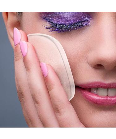 AKOAK Silicone Makeup Sponge Set - 2 Transparent Face Applicators for Liquid Foundation Cream CC Cream Concealer & BB Cream - Perfect Blender for Flawless Makeup - Buy Online on GoSupps.com