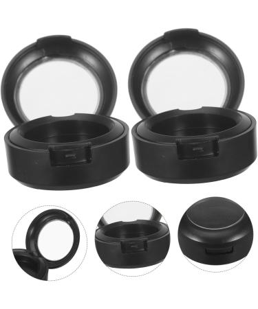 Didiseaon 10pcs Box Eye Shadow Nose Shadow Box Eyeshadow Magnetic Travel Containers Makeup Accessories Empty 3.8x3.8cm Black - Buy Online on GoSupps.com