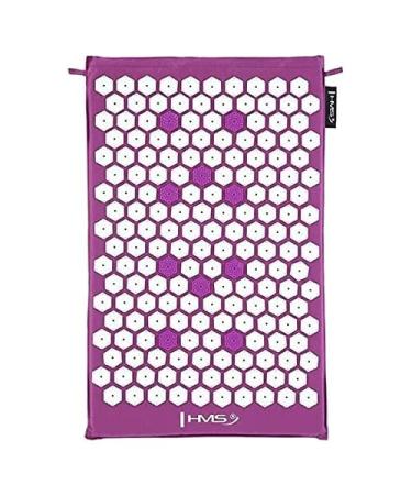 HMS Unisex Adult AKM09 Acupressure Mat mauve 66 x 41 cm