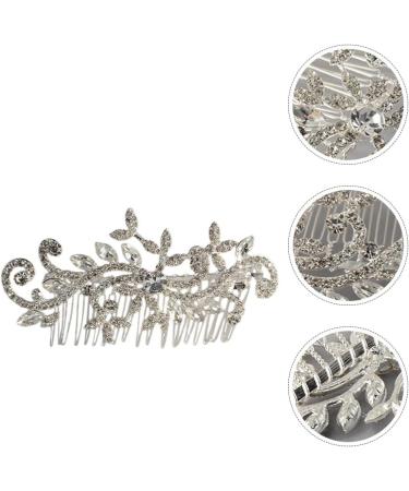ifundom Comb Hair Piece Bride Hair Comb Sparkling Hair Comb Wedding Prom Styling Hair Accessory - Buy Online on GoSupps.com